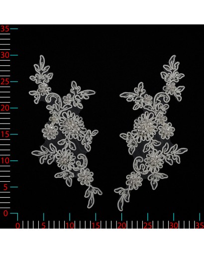 C2681 - ecru - Aplikacje