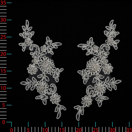 C2681 - ecru - Aplikacje