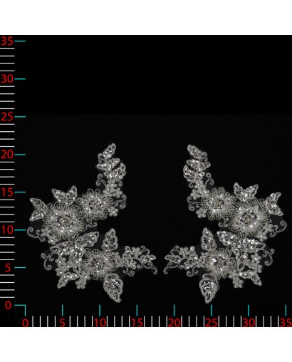 C2734 - ecru - Aplikacje