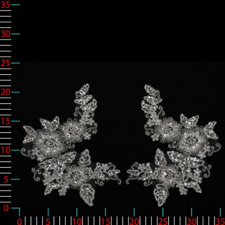 C2734 - ecru - Aplikacje