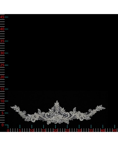 T2412 - ecru - Aplikacje