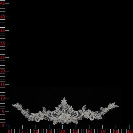 T2412 - ecru - Aplikacje