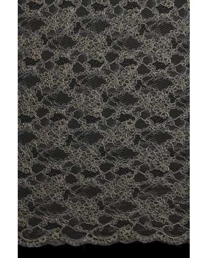 2091 - ecru/złoto - Koronka