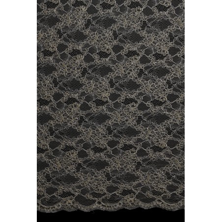 2091 - ecru/złoto - Koronka