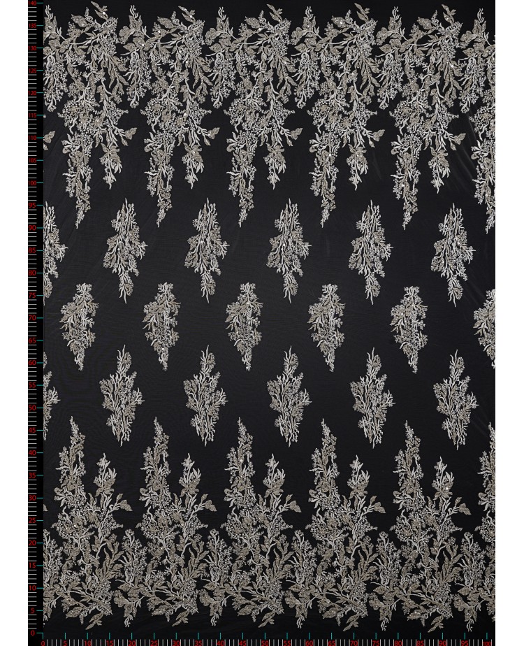 2528 - ecru/srebro - Haft