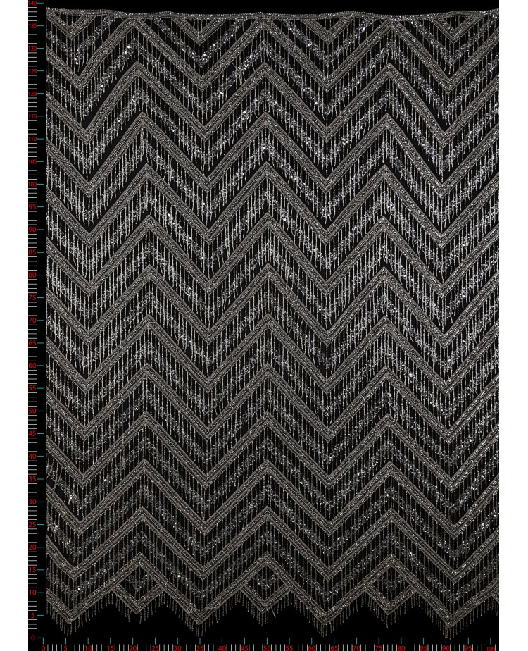 2522 - ecru/srebro - Haft