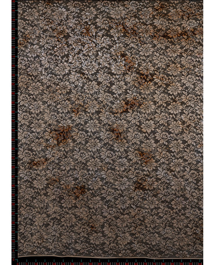 8003 - beż/miedź - Koronka