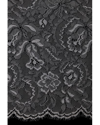 2290 - ecru/szary - Koronka