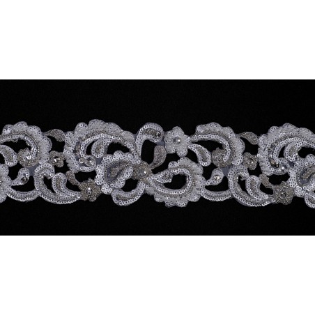 T1173KFBH.PO85 - biel/platyna - Taśma