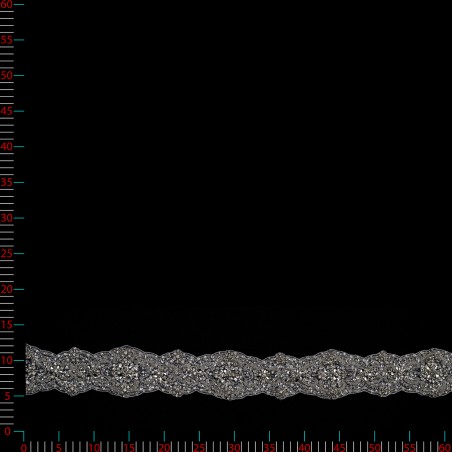 M1831.6KFB.N44 - biel/platyna - Taśma