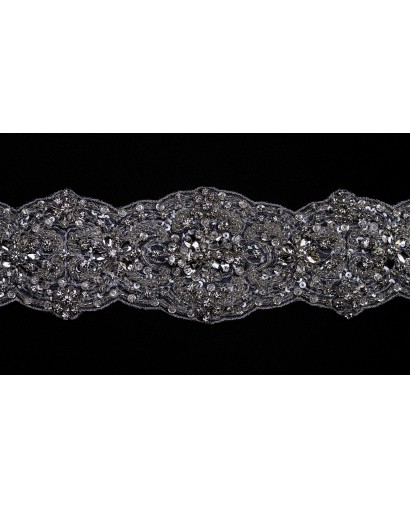 M1831.6KFB.N44 - biel/platyna - Taśma