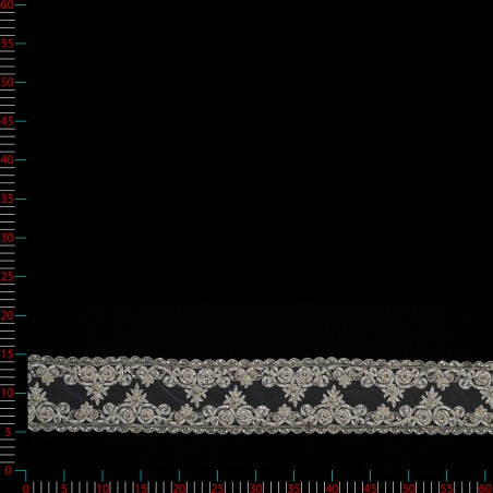 M9309.1D3FEB.1.N44 - ecru/złoto - Taśma