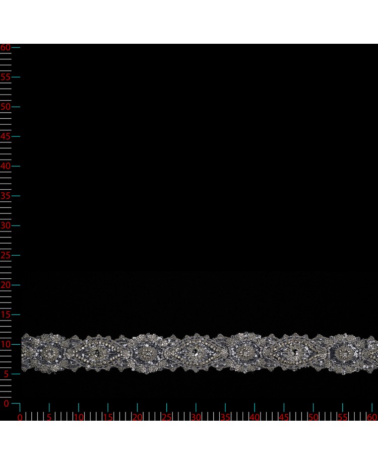 M9661KFB.N44 - biel/platyna - Taśma