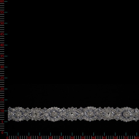 M9661KFB.N44 - biel/platyna - Taśma