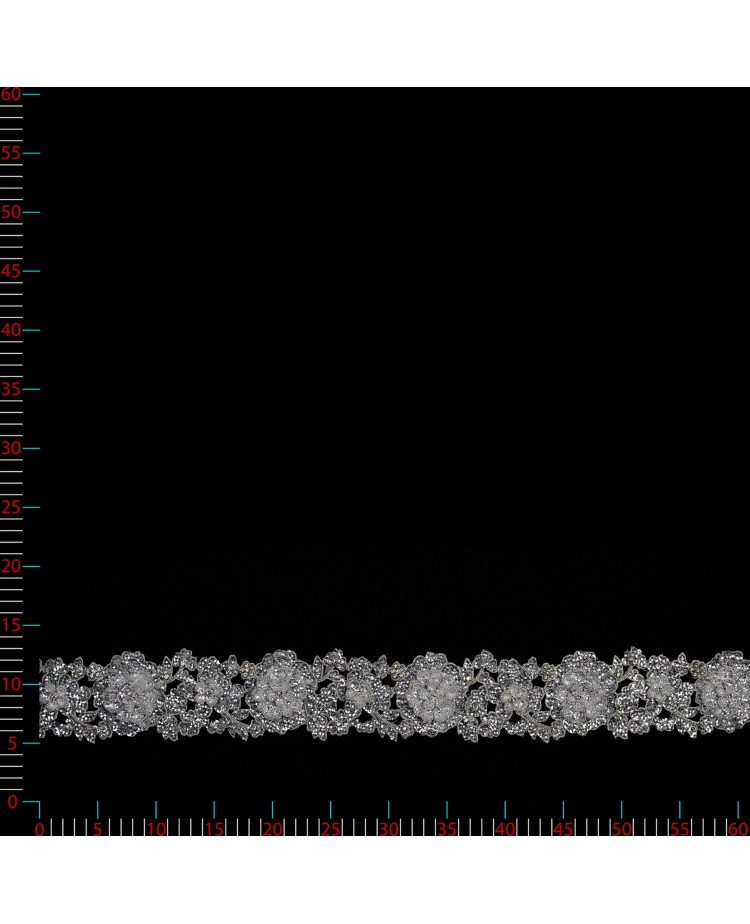 T1159KFABH.PO85.IV.01 - ecru/platyna - Taśma