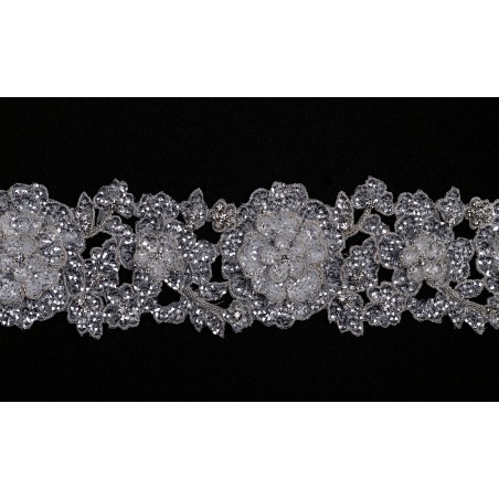 T1159KFABH.PO85.IV.01 - ecru/platyna - Taśma