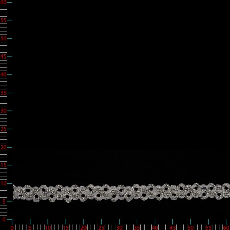 T.1402 - biel/platyna - Taśma