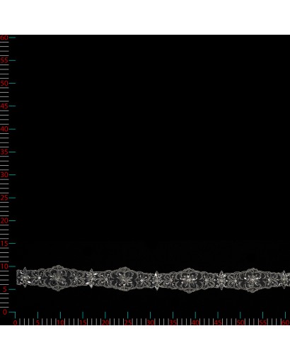 M9232.1KB.1.N99 - biel/platyna - Taśma