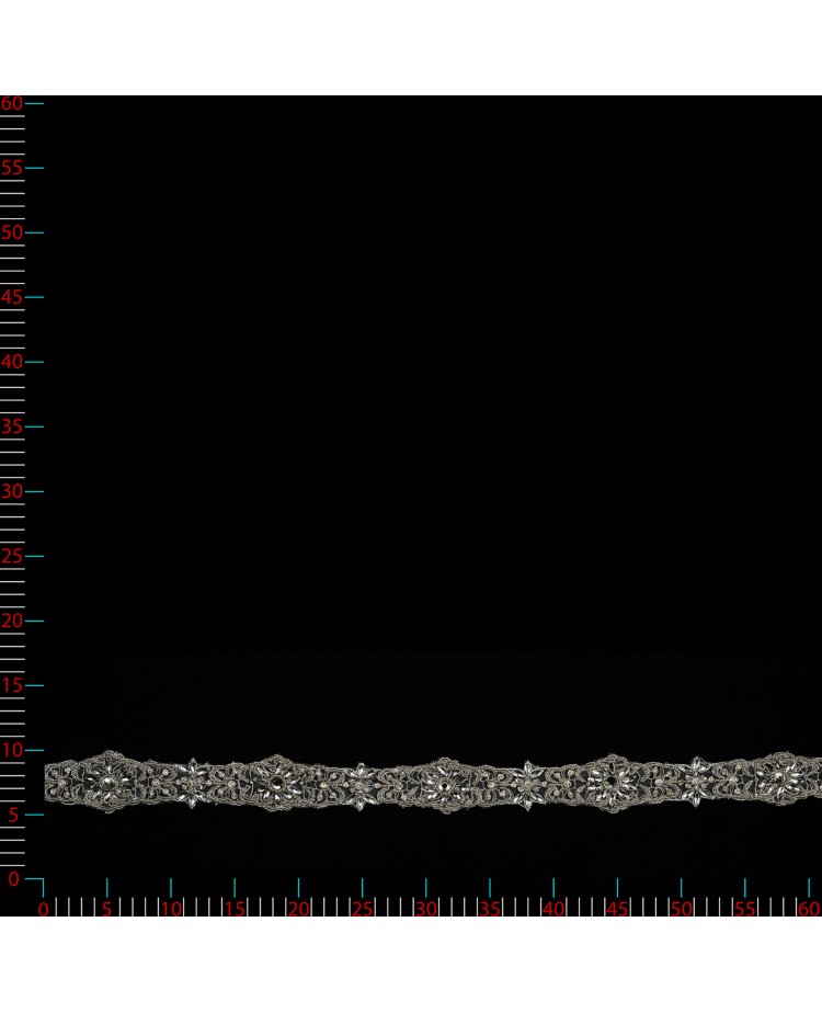 M9232.1KB.N99 - ecru/platyna - Taśma