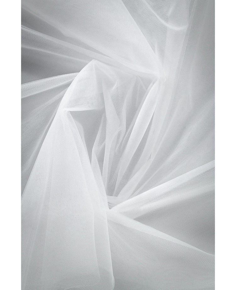 Welonowy - biel - Tiul