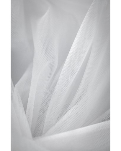 Welonowy - biel - Tiul