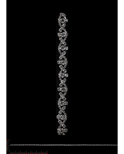 DC5955 - srebro -Taśma Biż.