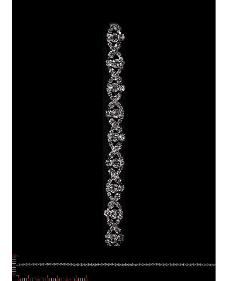 DC5955 - srebro -Taśma Biż.