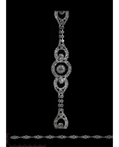 DC2475 - srebro -Taśma Biż.