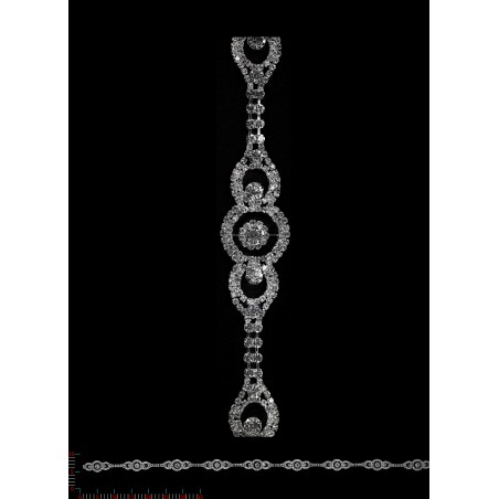 DC2475 - srebro -Taśma Biż.