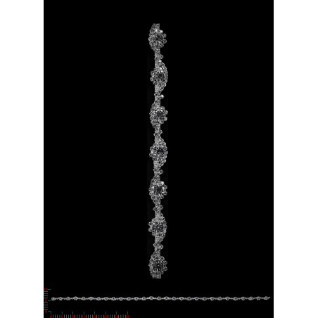 DC2918 - srebro -Taśma Biż.