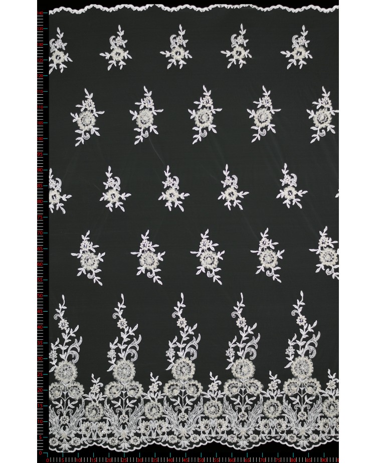 2069 - ecru/złoto/platyna - Haft