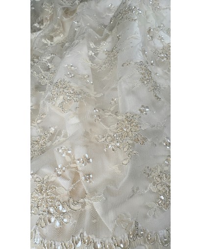 2095 - Szampan/Złoto - Koronka