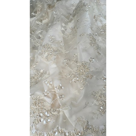 2095 - Szampan/Złoto - Koronka