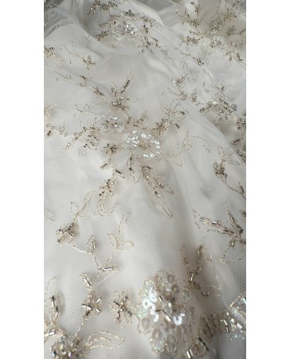 2105 - Ecru/Złoto - Haft