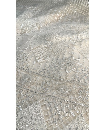 2637 - Ecru/Platyna - Haft