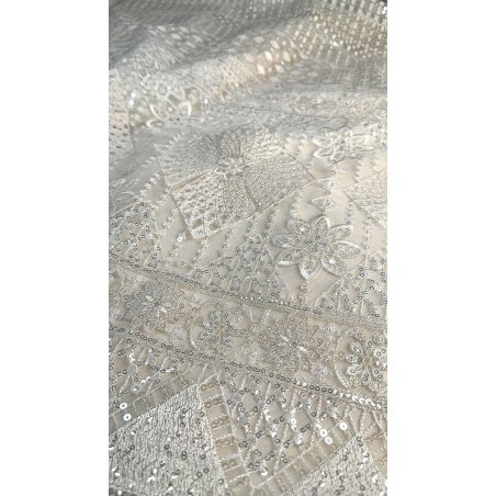 2637 - Ecru/Platyna - Haft