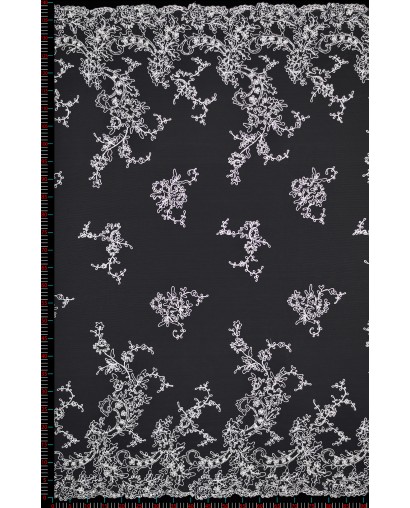 2076-2 - Ecru/Platyna - Haft