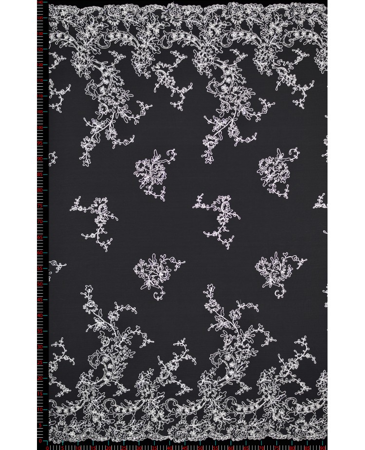 2076-2 - Ecru/Platyna - Haft