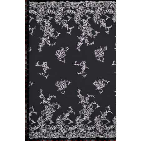 2076-2 - Ecru/Platyna - Haft