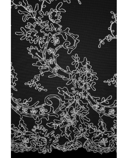 2076-2 - Ecru/Platyna - Haft