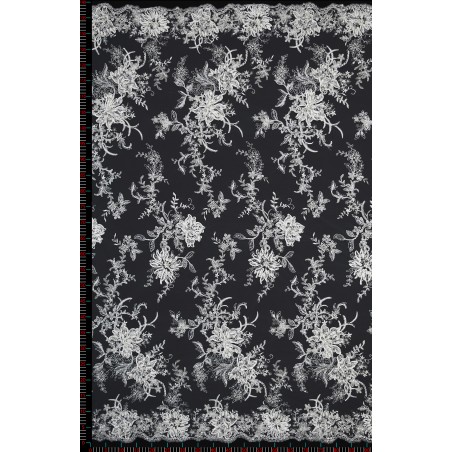 2202 - Ciemne Ecru/Srebro - Haft